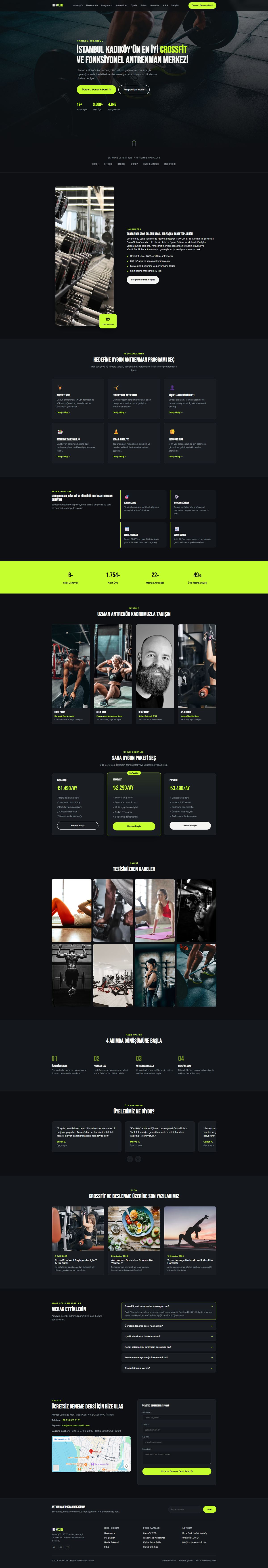 IRONCORE CrossFit & Fonksiyonel Antrenman